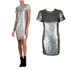 Lauren Ralph Lauren Stunning Full Sequin Embellished Short Sleeve Dress Size 10